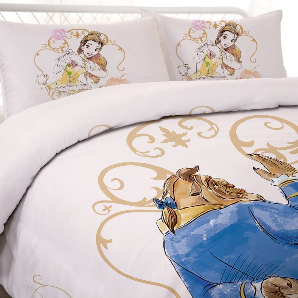Housse de Couette La Belle et la Bête