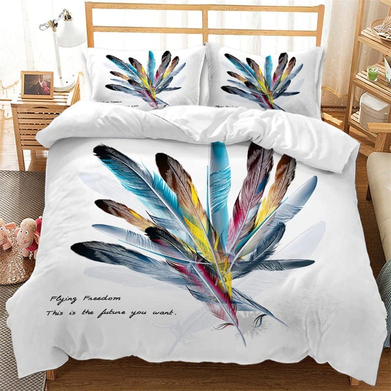 Housse de Couette Plume 240x220 | Housse de Lit