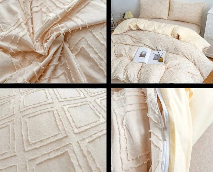 Housse de Couette 220x240 Beige