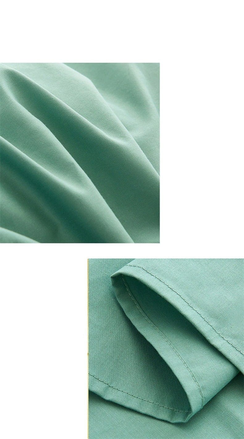 Housse de Couette 220x240 Verte