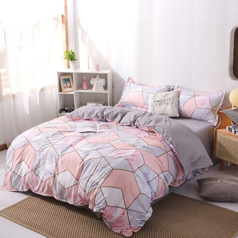 Housse de Couette Ado Grise