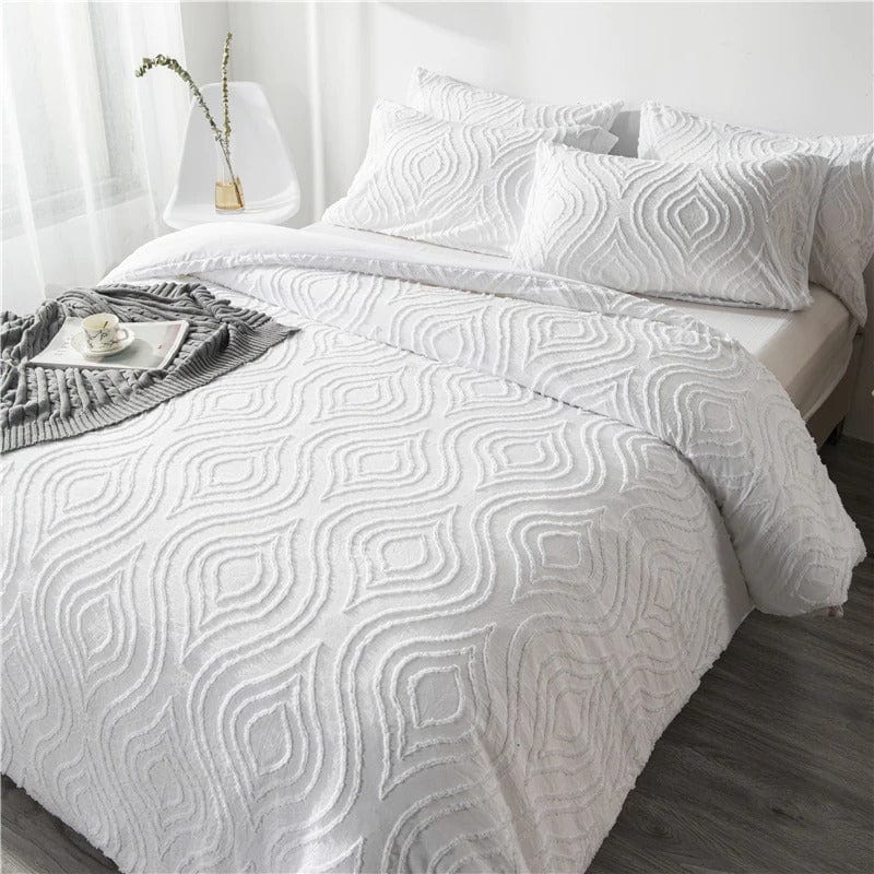 Housse de Couette Blanche 200x200
