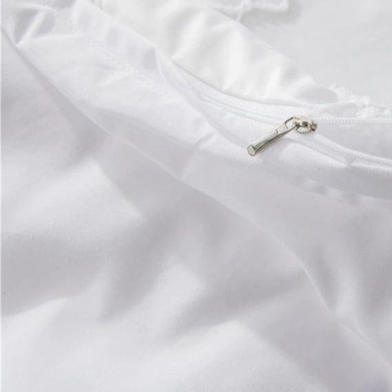 Housse de Couette Blanche Motif