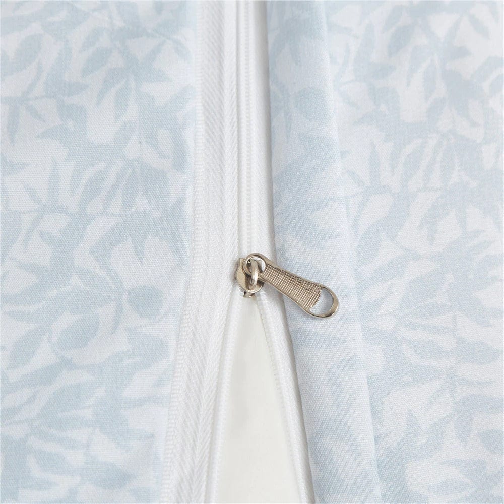 Housse de Couette Bleu Gris