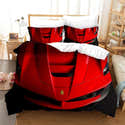 Housse De Couette Ferrari Racing | Modèle Formulaone King 220x240cm | Linge De Lit Doux, Lavable, Résistant - 6