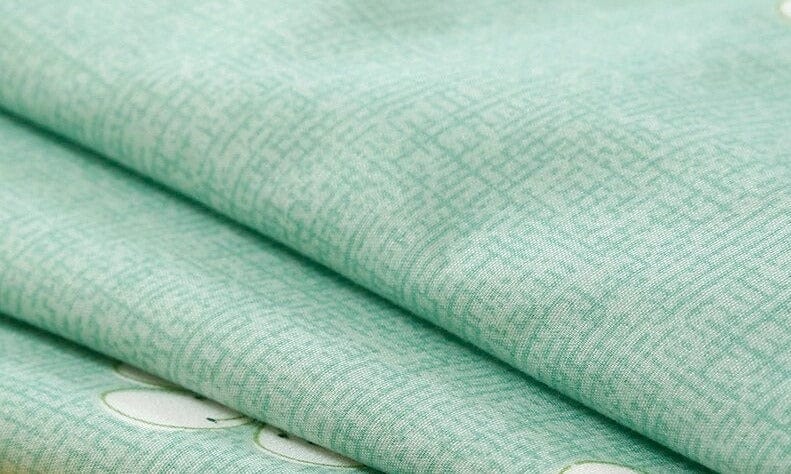 Housse de Couette Fleurie Verte