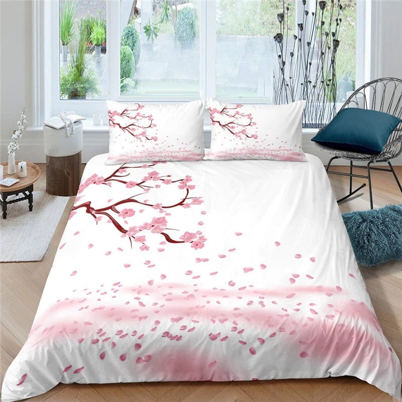 Housse de Couette Fleurs de Cerisier