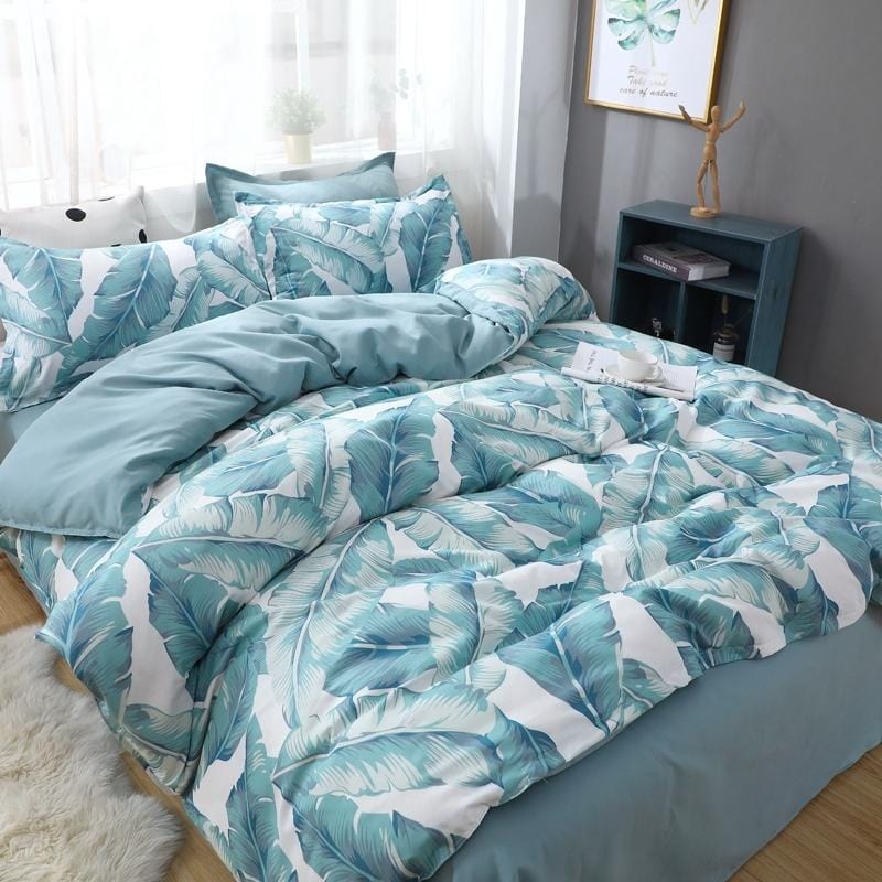 Housse de Couette Fleurs Tropicales