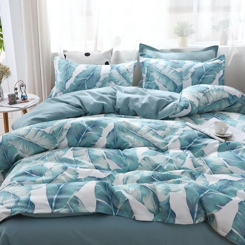 Housse de Couette Fleurs Tropicales