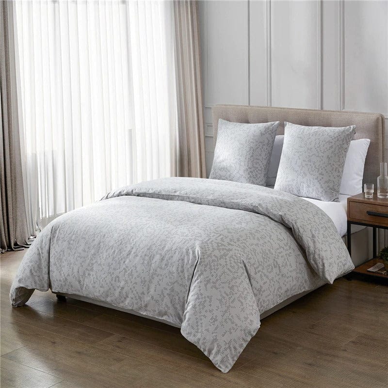 Housse de Couette Graphique Gris