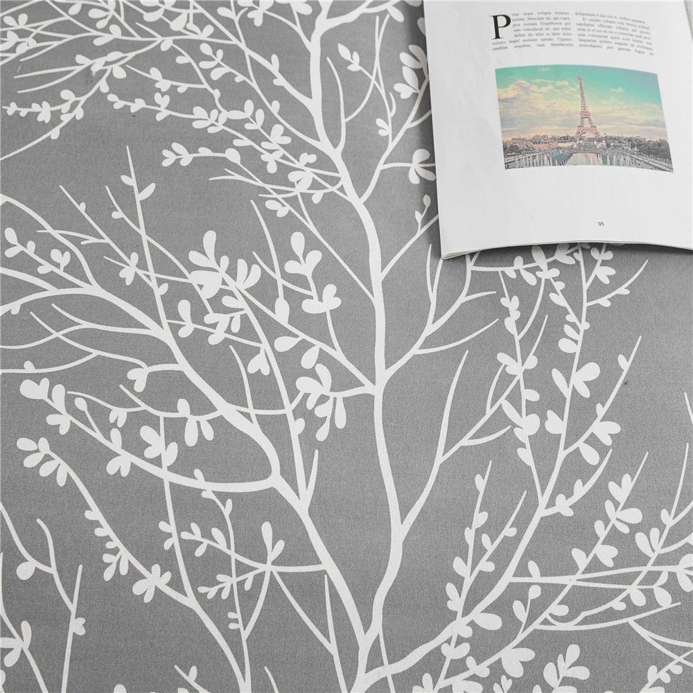 Housse de Couette Grise Motif