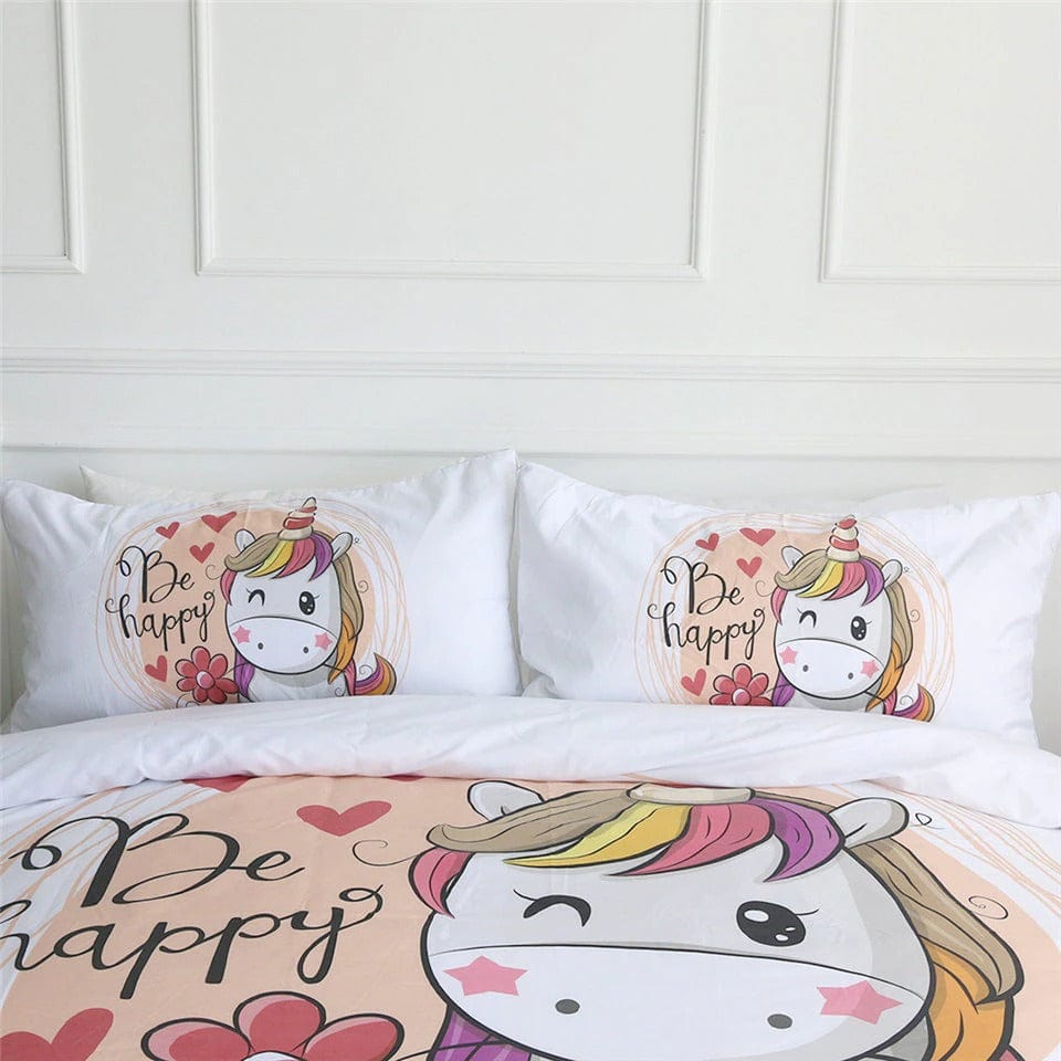 Housse de Couette Licorne 2 Personnes