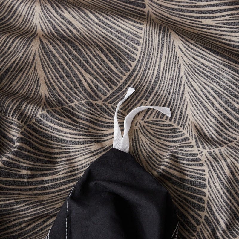 Housse de Couette Marron Foncé