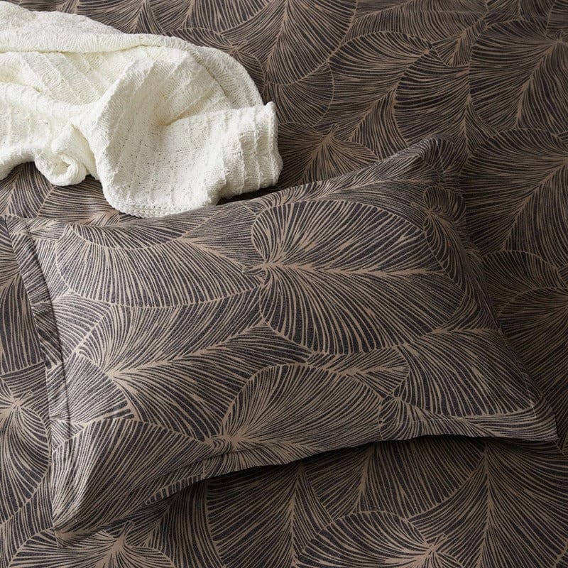 Housse de Couette Marron Foncé