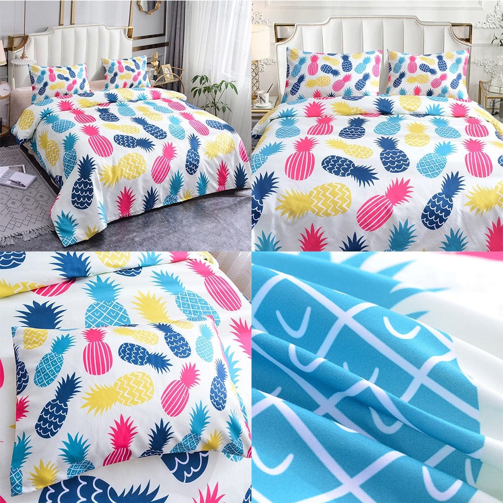 Housse de Couette Motif Ananas