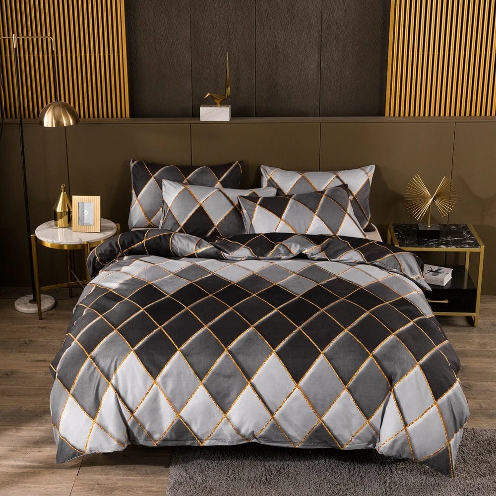 Housse de Couette Motif Losange