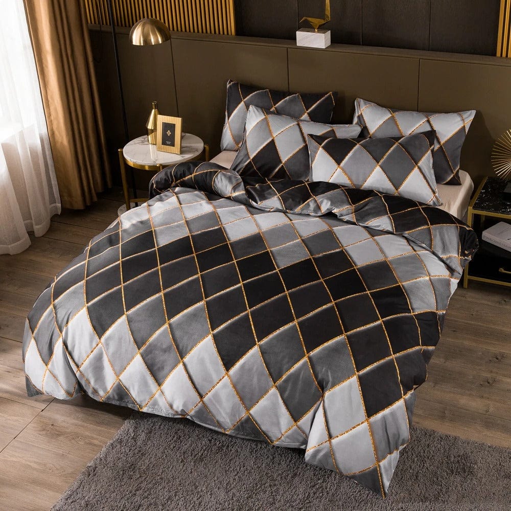 Housse de Couette Motif Losange