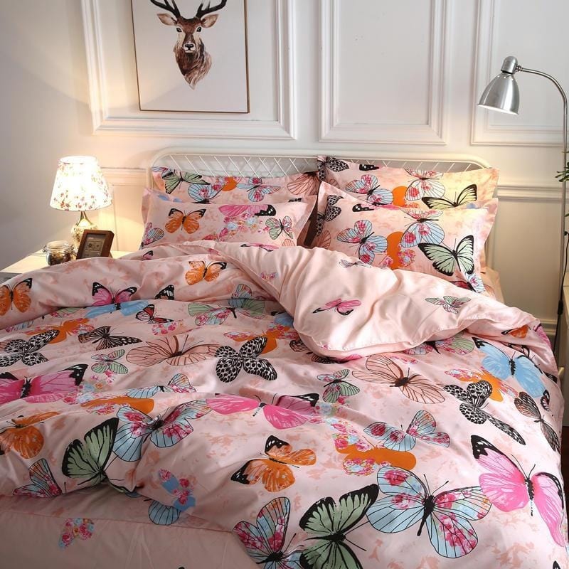 Housse de Couette Papillon 2 Personnes