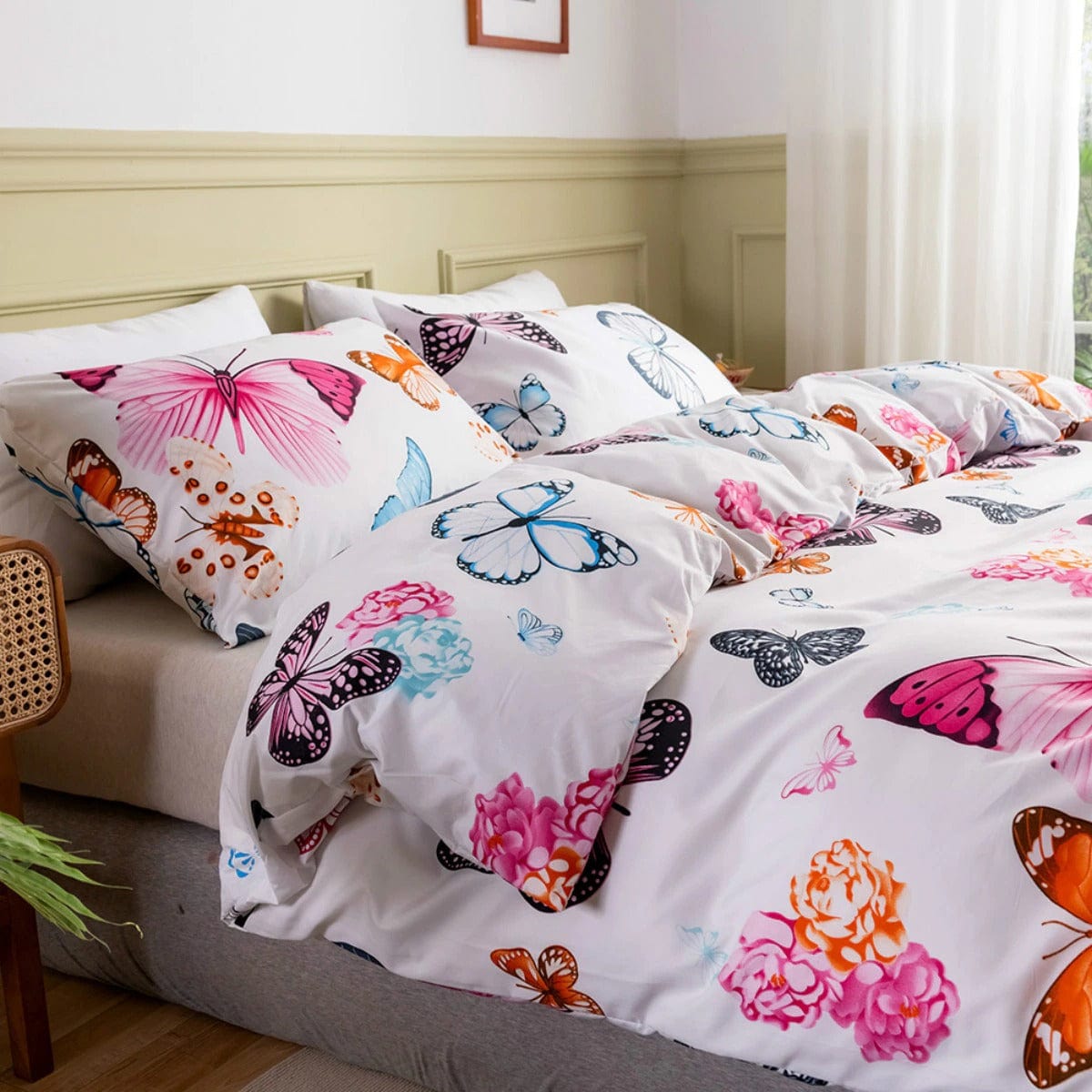 Housse de Couette Papillon