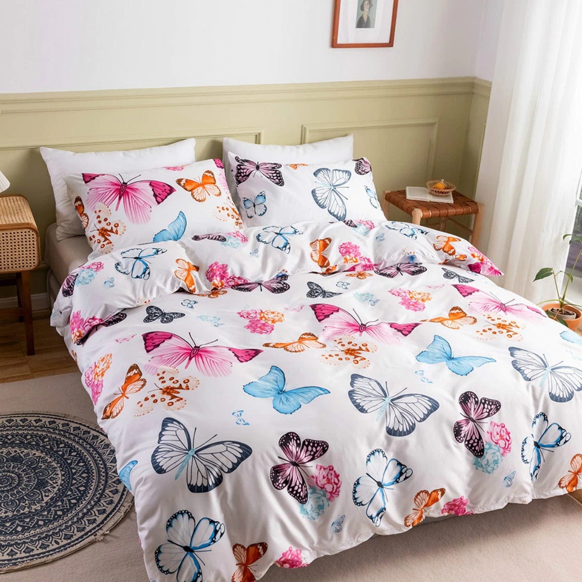Housse de Couette Papillon