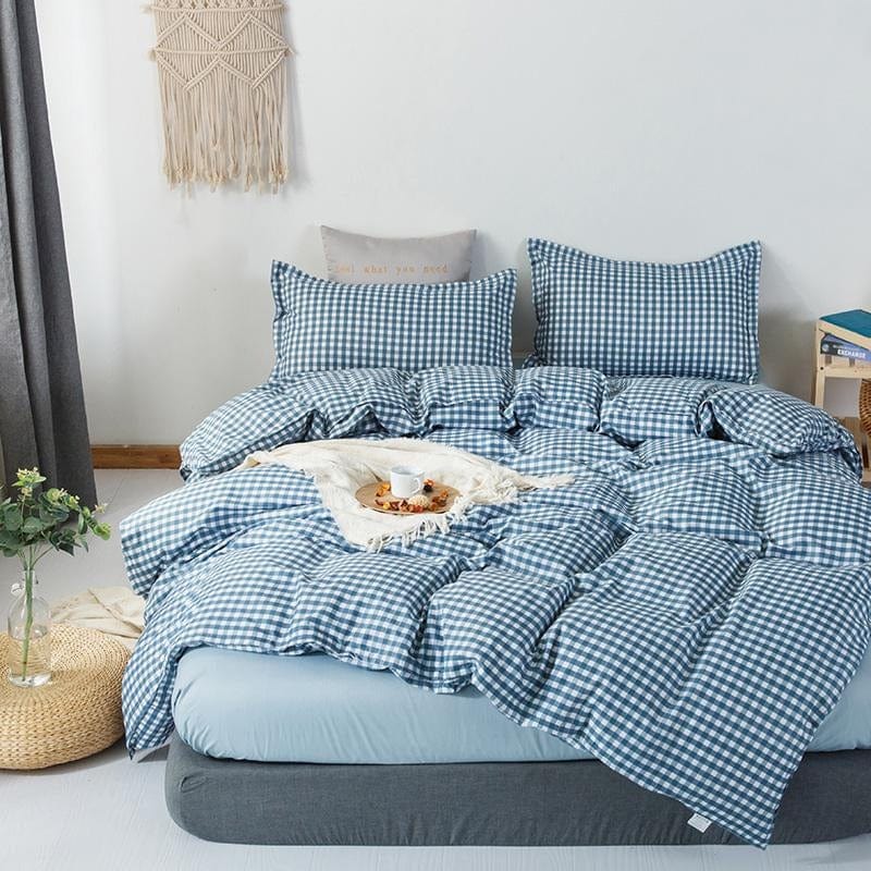 Housse de Couette pour Chambre Bleu