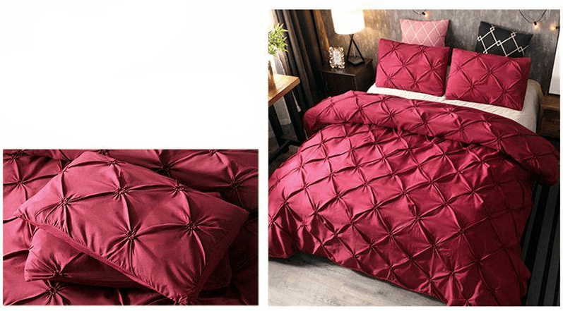 Housse de Couette Rouge 220x240