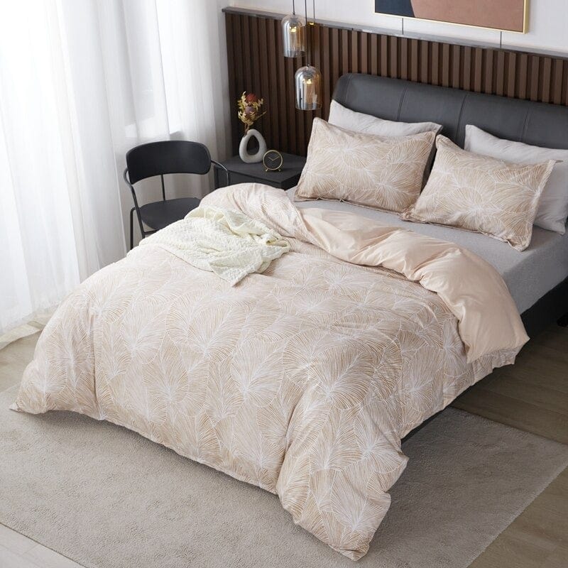 Housse de Couette Scandinave Beige