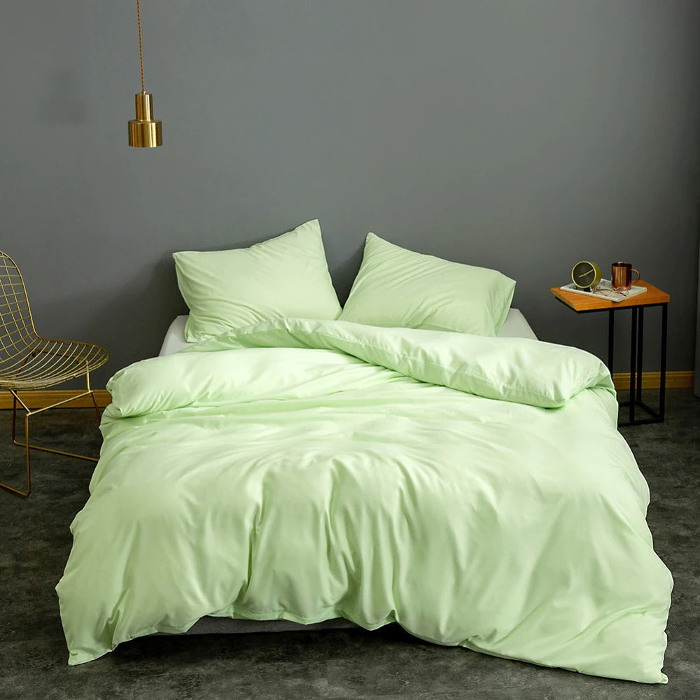 Housse de Couette Verte
