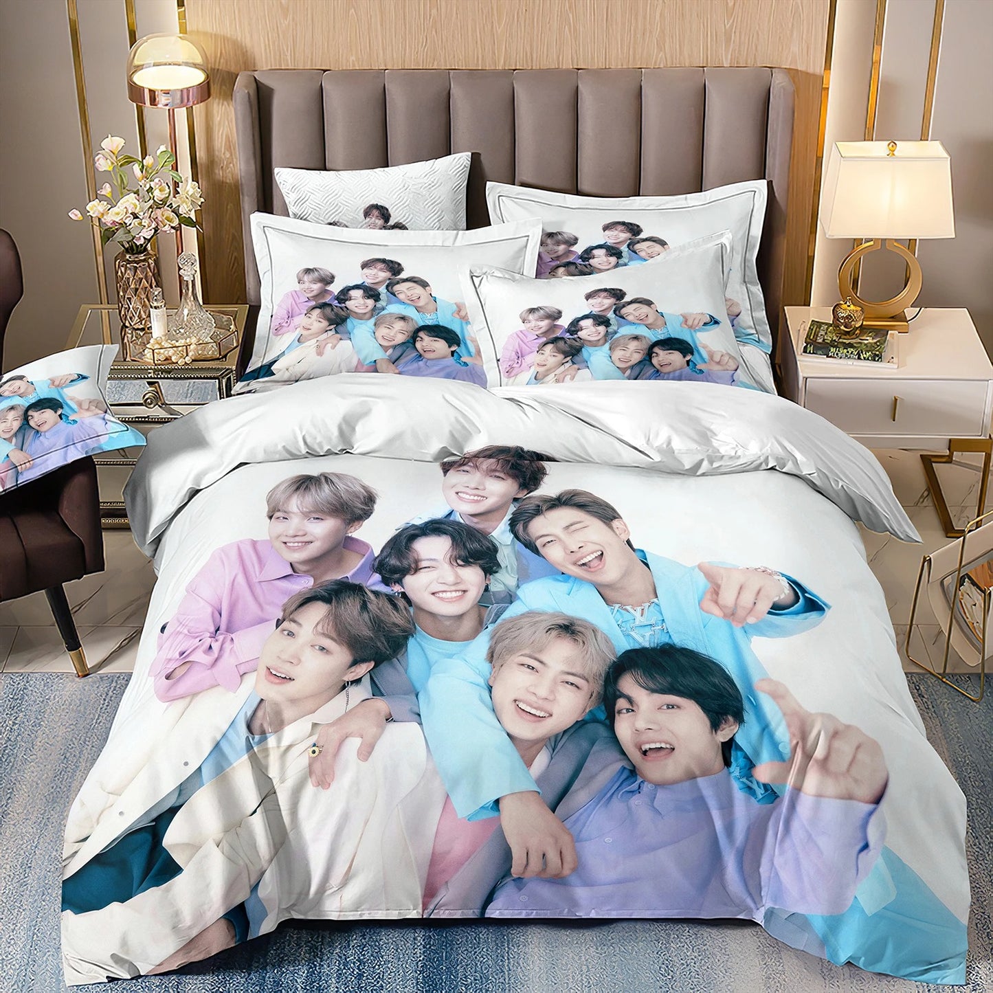 Housse de couette BTS 1 personne