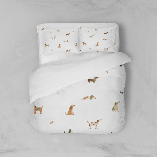 Housse de couette enfant chien