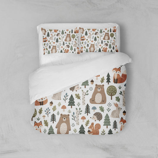 Housse de couette enfant forêt