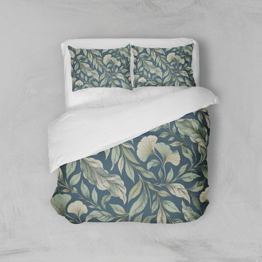 Housse de Couette Imprimé Feuille