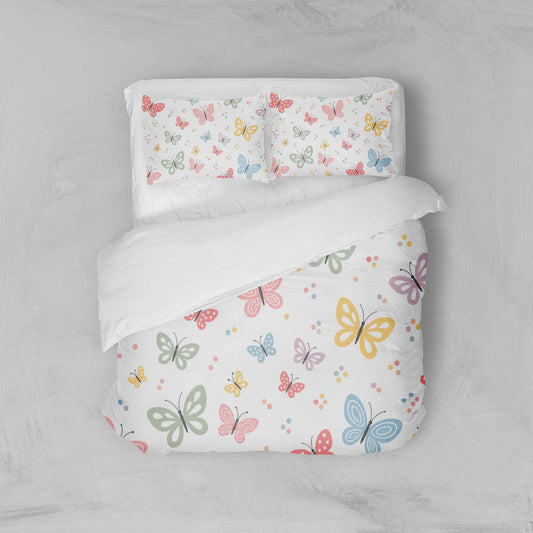 Housse de couette papillon