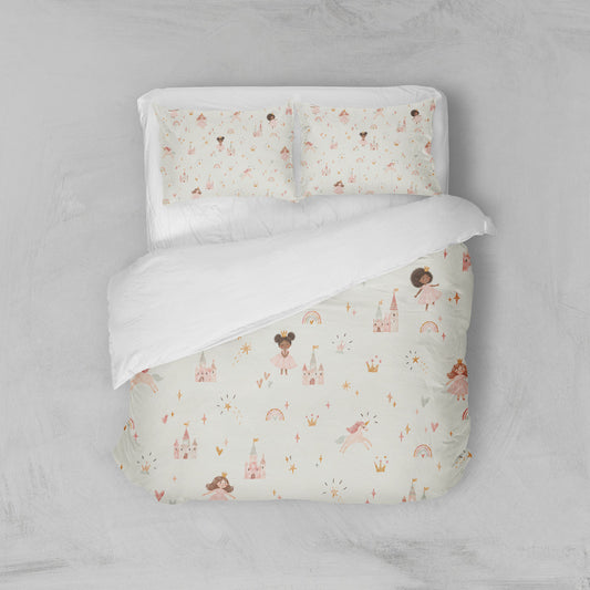 Housse de couette fille princesse
