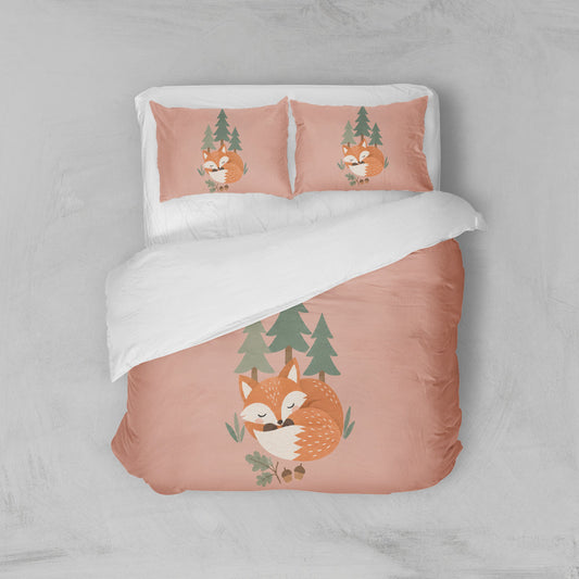 Housse de couette renard