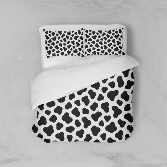 Housse de couette imprimé vache
