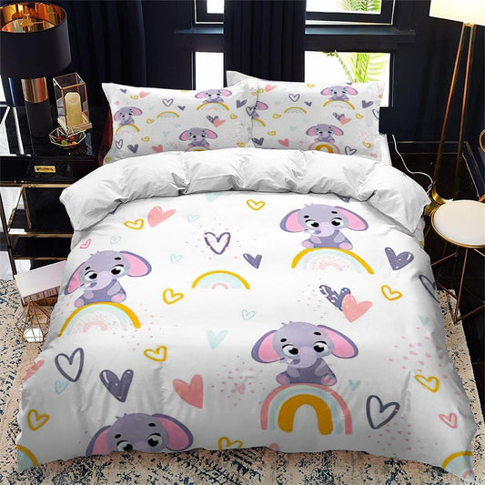 Housse de Couette Éléphant 220x240