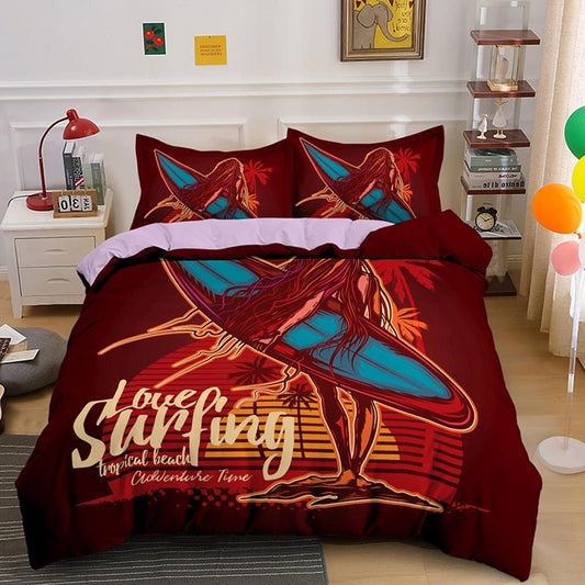Housse de Couette Surf 1 Personne