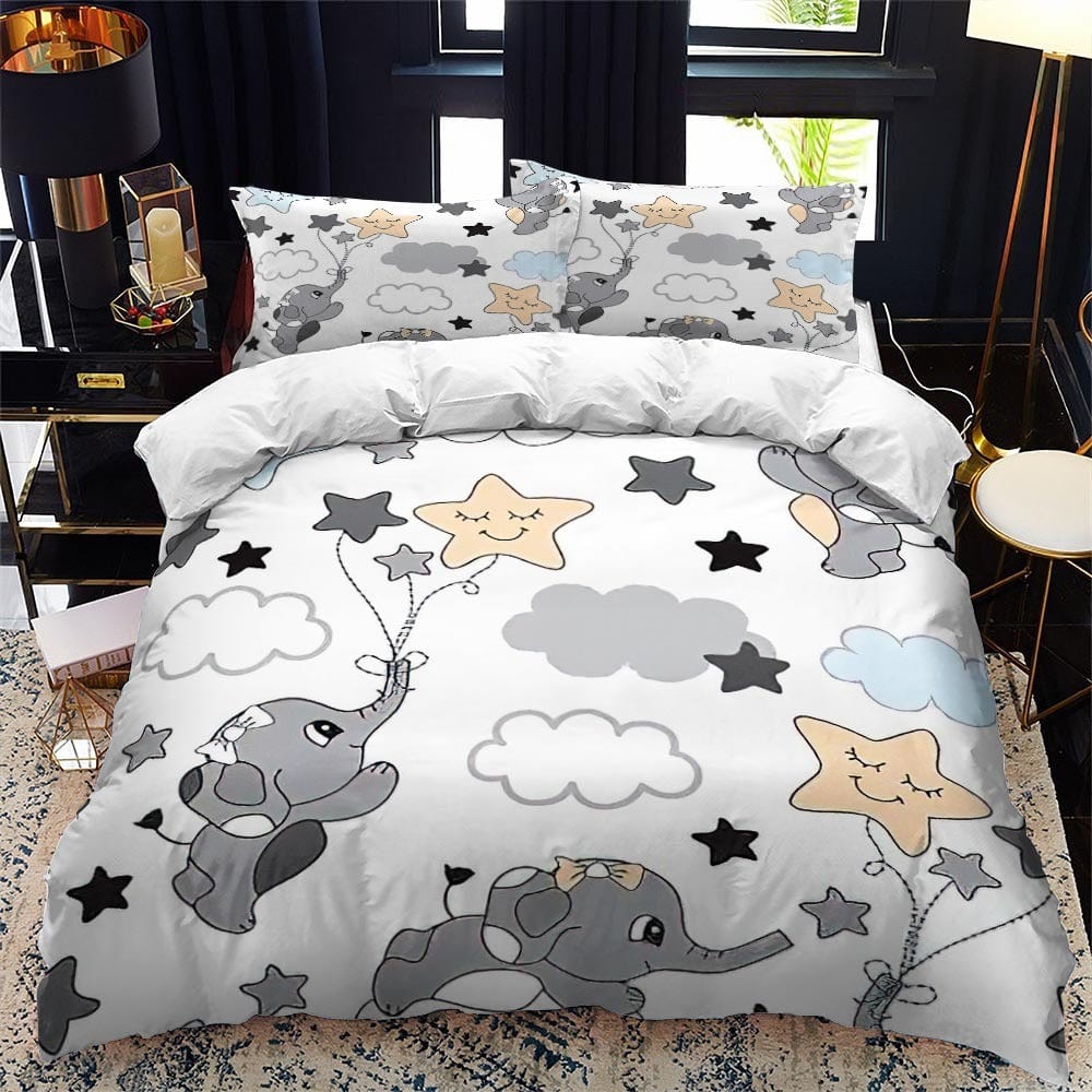 Housse de Couette Éléphant