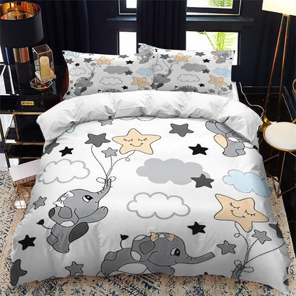 Housse de Couette Éléphant