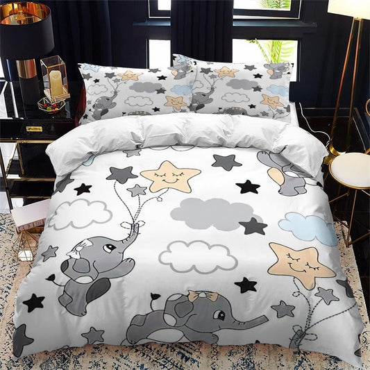 Housse de Couette Éléphant
