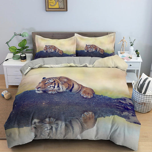 Housse de Couette Imprimée Tigre
