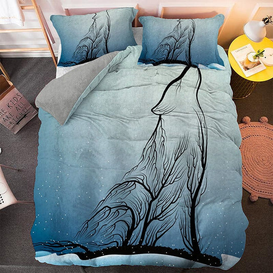 Housse de Couette Chien Loup