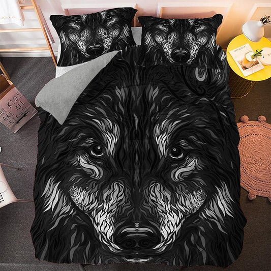 Housse de Couette Tête de Loup