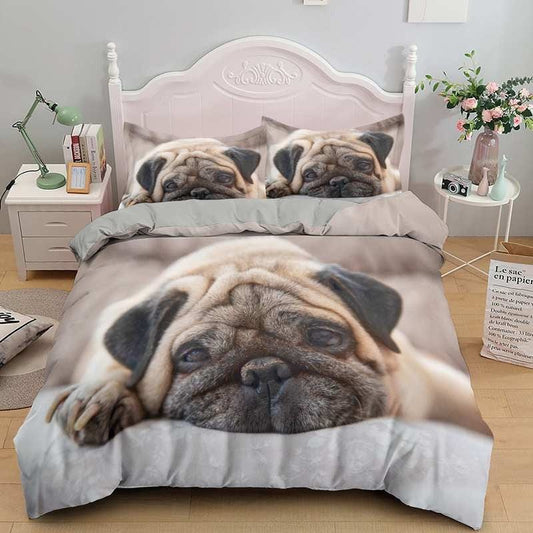 Housse de Couette Chien Carlin