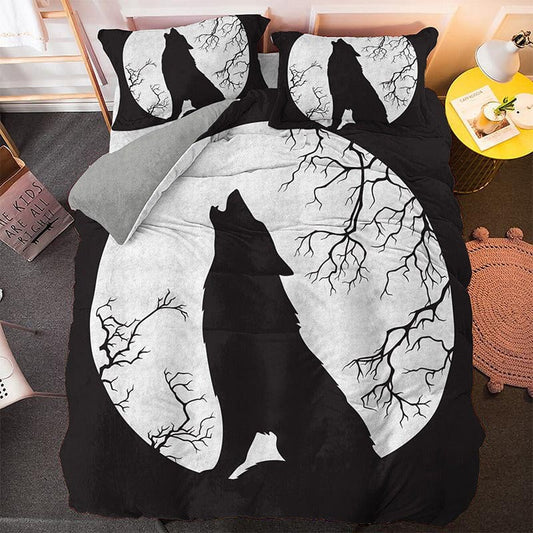 Housse de Couette Loup 2 Personnes