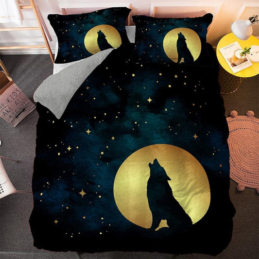Parure Housse de Couette Loup