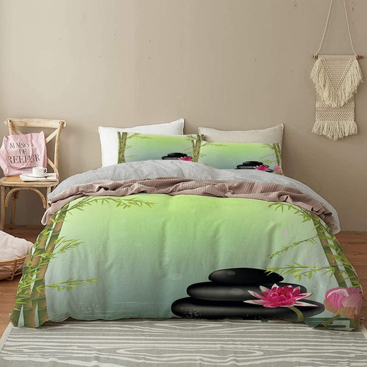 Housse de Couette Motif Zen