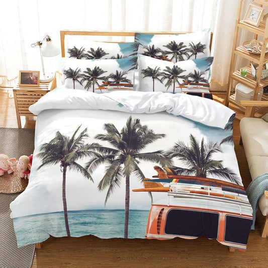 Housse de Couette Motif Bord de Mer