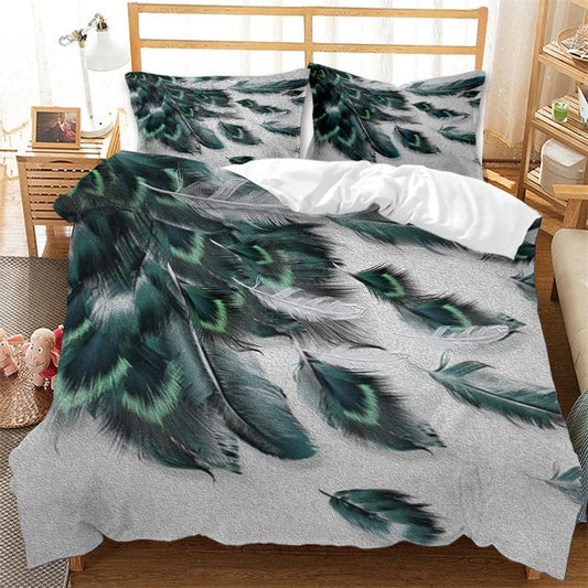 Housse de Couette Plume de Paon